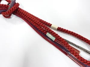 未使用品　正絹　手組帯締め